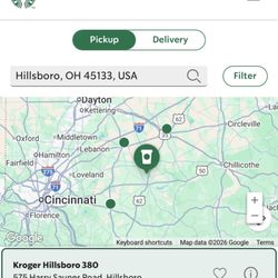 Starbucks - Screenshot showing you cannot order ahead.