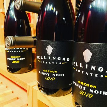 Bellingar Estates - three bottles of wine on a shelf - Wine Tasting Room Near Me - Newberg, Oregon Bellingar Estates - three bottles of wine on a shelf - Wine Tasting Room Near Me - Newberg, Oregon