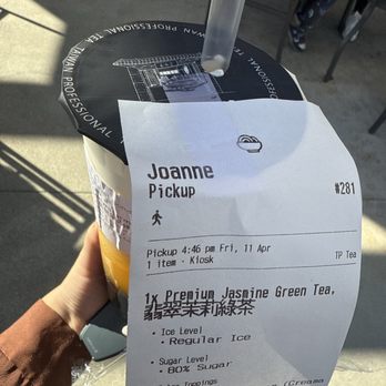 TP Tea - Make order wrong did not remake the drink but open the seal by finger with no glove. Disgusting - Bubble Tea Near Me - Diamond Bar, California
