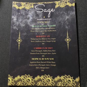 SAGE Kitchen & Cocktails - Cocktail menu - Caribbean Near Me - Charlotte, North Carolina SAGE Kitchen & Cocktails - Cocktail menu - Caribbean Near Me - Charlotte, North Carolina