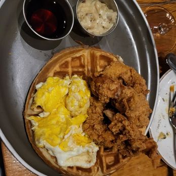 Whiskey Cake - Chicken and waffles - New American Near Me - San Antonio, Texas