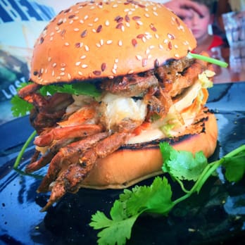 Brother Hen - Soft shell crab burger - Cafes Near Me - Melbourne, VIC Brother Hen - Soft shell crab burger - Cafes Near Me - Melbourne, VIC