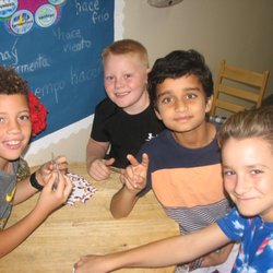 Bright Beginnings School - Spanish Class is taught to all students preschool - 6th grade.