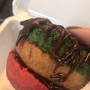 Doughology - Lynbrook - Rainbow cookie donut - Donuts Near Me - Lynbrook, New York