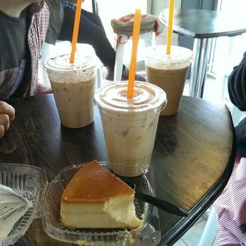 Mi Cafecito Coffee - My delicious cheescake flan, iced tres leches, and an iced marzipan drink. Yummy. - Coffee & Tea Near Me - Pomona, California Mi Cafecito Coffee - My delicious cheescake flan, iced tres leches, and an iced marzipan drink. Yummy. - Coffee & Tea Near Me - Pomona, California