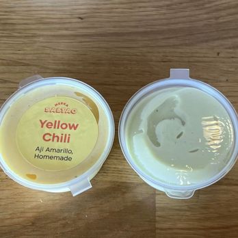 Merka Saltao - Preferred the green sauce available on the table instead of these - Peruvian Near Me - Culver City, California