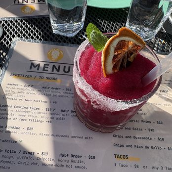 Little Mexico Cantina - Slush strawberry mojitio! - Mexican Near Me - Richmond, British Columbia Little Mexico Cantina - Slush strawberry mojitio! - Mexican Near Me - Richmond, British Columbia