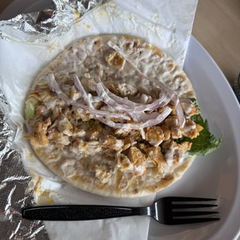 Halal Basket - Chicken Shawarma wrap open - Mediterranean Near Me - San Marcos, Texas Halal Basket - Chicken Shawarma wrap open - Mediterranean Near Me - San Marcos, Texas
