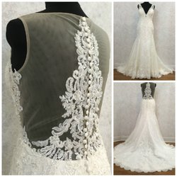 Elegance Wedding & Evening Wear - Back detail!
