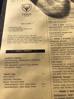 Menu photo 3 Restaurant Cervo Puro Zermatt, VS