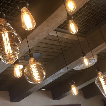 Lupe Tortilla Mexican Restaurant - Close-up of some great Edison bulbs - Mexican Near Me - Addison, Texas