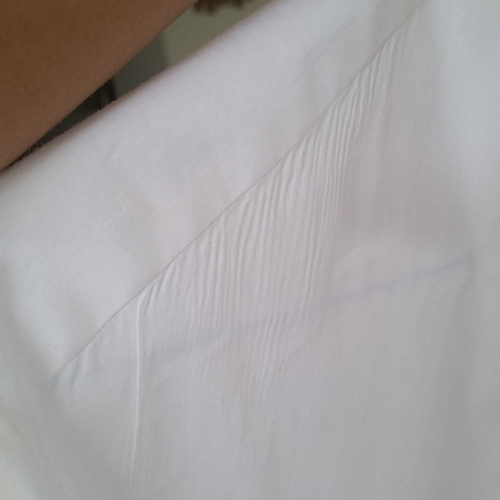 Price Chop Cleaners - Heavy iron wrinkles at the shoulder seam - Laundry Services Near Me - Mississauga, Ontario Price Chop Cleaners - Heavy iron wrinkles at the shoulder seam - Laundry Services Near Me - Mississauga, Ontario
