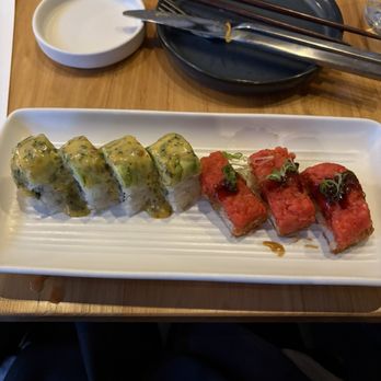 Bamboo Sushi - Green Machine and Spicy Tuna Crispy Rice - Sushi Bars Near Me - Denver, Colorado