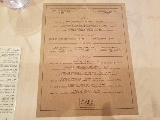 Menu photo 6 Cafe Seventy Two Ewing, NJ