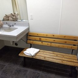 One Fifteen Truck Stop - Shower #2. They have a nice bench, so you can sit and wait your turn.