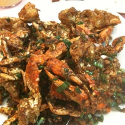 Silver Pond Crab with celery ginger scallion sauce!