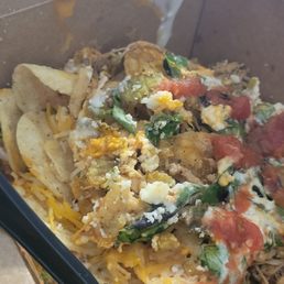 Buffalo chicken nachos Buffalo chicken nachos