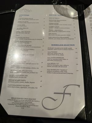 Menu photo 1 Forbes Mill Steakhouse Danville, CA