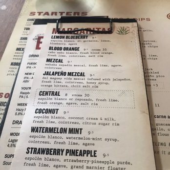 Central Taco and Tequila - Drink menu - Tacos Near Me - Haddon Township, New Jersey Central Taco and Tequila - Drink menu - Tacos Near Me - Haddon Township, New Jersey