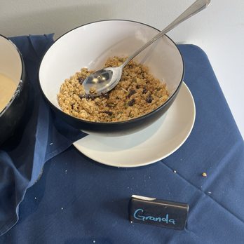 Delamar - House made granola - delicious! Not too sweet. Coconut and dried cherries - Hotels Near Me - Traverse City, Michigan
