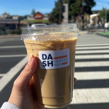 Dash Coffee Bar - Pandan Latte (ice whole milk) - Coffee & Tea Near Me - Pasadena, California