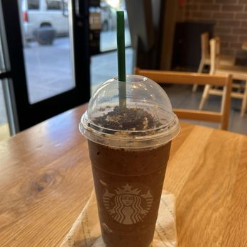 Starbucks - Mocha Cookie Crumble Frappuccino Blended Beverage. Decaf version. Nice refreshing drink after walking by the river. - Coffee & Tea Near Me - Spokane, Washington