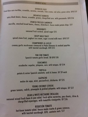 Menu photo 2 Smith & Daughters Fitzroy, VIC Menu photo 2 Smith & Daughters Fitzroy, VIC