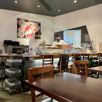 Sushi Go - Interior, both sushi chefs are busy... - Sushi Bars Near Me - Vancouver, British Columbia