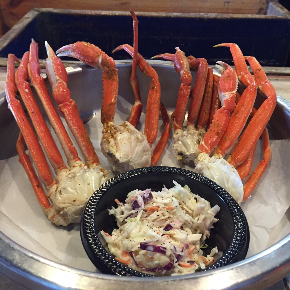 Clermont Oyster Bar - A Basket of Crab Legs!! Unbelievably fresh~~~ - Seafood Near Me - Clermont, Florida