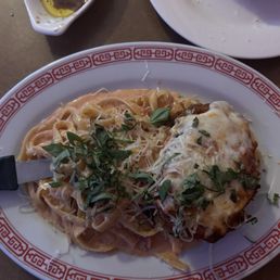 Eggplant Parmesan (this is only half!) Eggplant Parmesan (this is only half!)