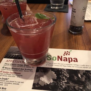 SoNapa Grille - Jam gin Cocktail. SO good - American Near Me - Ormond Beach, Florida SoNapa Grille - Jam gin Cocktail. SO good - American Near Me - Ormond Beach, Florida