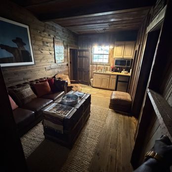 Bankersmith - Another living area setup sink + mini fridge - Dive Bars Near Me - Fredericksburg, Texas