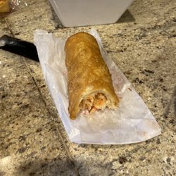 Asian Garden - Half eaten delivered egg roll