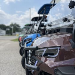 Sunset Golf Carts - What's your favorite color?  Check out our lineup of EZ KRUISER golf carts!  Starting at $5,995