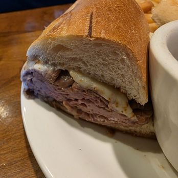Grasshopper Irish Pub & Restaurant - French Dip W/ A Jus - Irish Near Me - Newfoundland, New Jersey Grasshopper Irish Pub & Restaurant - French Dip W/ A Jus - Irish Near Me - Newfoundland, New Jersey