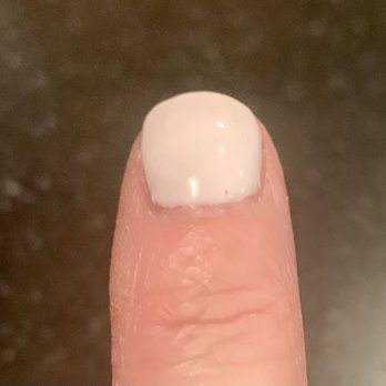 Crescent Nails - Bubble near base. - Nail Salons Near Me - Bend, Oregon