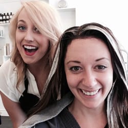 Midway through a balayage with Amy! Love this girl!