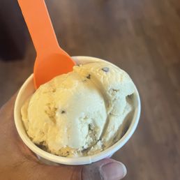 Browned butter cookie dough ice cream