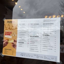 Sharetea - Menu