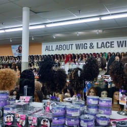 Wigs and accessories.