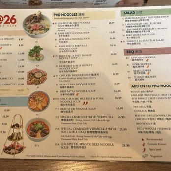 26 Viet Cafe - Menu 07/2026 - Vietnamese Near Me - Pasadena, California 26 Viet Cafe - Menu 07/2026 - Vietnamese Near Me - Pasadena, California