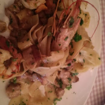 Ostería L'Oca Giuliva - pappardelle & prawns - Italian Near Me - Seville, SE Ostería L'Oca Giuliva - pappardelle & prawns - Italian Near Me - Seville, SE