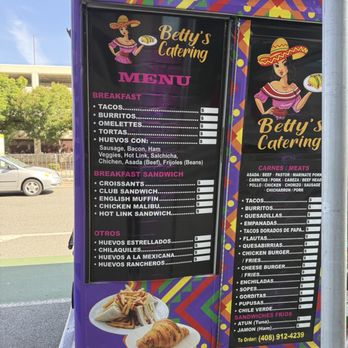 Betty’s Catering - Menu - Food Trucks Near Me Betty’s Catering - Menu - Food Trucks Near Me