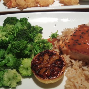 Cheddar's Scratch Kitchen - Miso citric salmon with broccoli - Comfort Food Near Me - Mcdonough, Georgia