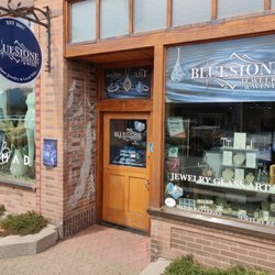 Bluestone Jewelry & Wine - Out front of the shop this past summer of 2022. In historic downtown Truckee when the days were longer and not so snowy.