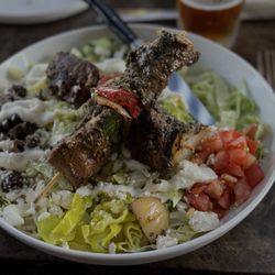 Shaks Mediterranean Bistro - Beef Filet Mignon Shish Kebob Bowl
