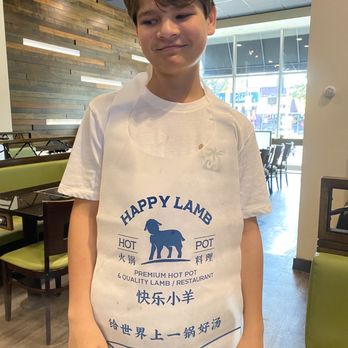 Happy Lamb Hot Pot - Optional bib!! - Hot Pot Near Me - Cambridge, Massachusetts