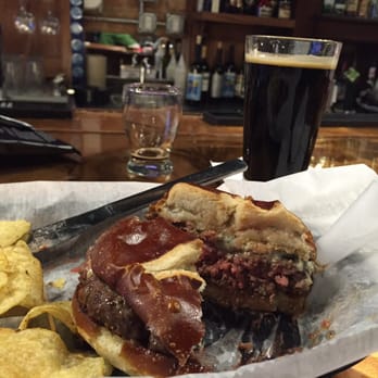 Shady's Tap Room - Blue cheese burger - Breweries Near Me - Brooklyn, Michigan Shady's Tap Room - Blue cheese burger - Breweries Near Me - Brooklyn, Michigan