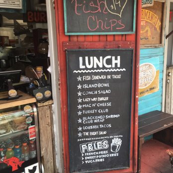 Fisherman's Cafe - Came here for lunch- food was amazing - fish sandwich and black bean burger! Yummy! - Seafood Near Me - Key West, Florida
