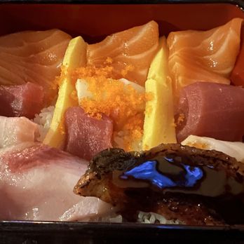 Tatsu Izakaya - Chirashi Bowl (comes with miso soup) - Sushi Bars Near Me - Denver, Colorado Tatsu Izakaya - Chirashi Bowl (comes with miso soup) - Sushi Bars Near Me - Denver, Colorado